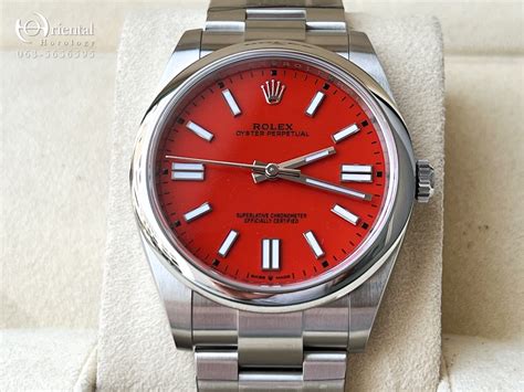 rolex coral red oyster perpetual|new Rolex Oyster Perpetual price.